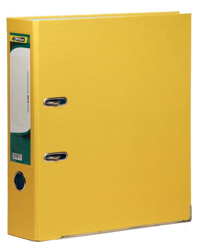 Папка-реєстратор 4OFFICE (4-246-50), А4, 70 мм., жовта